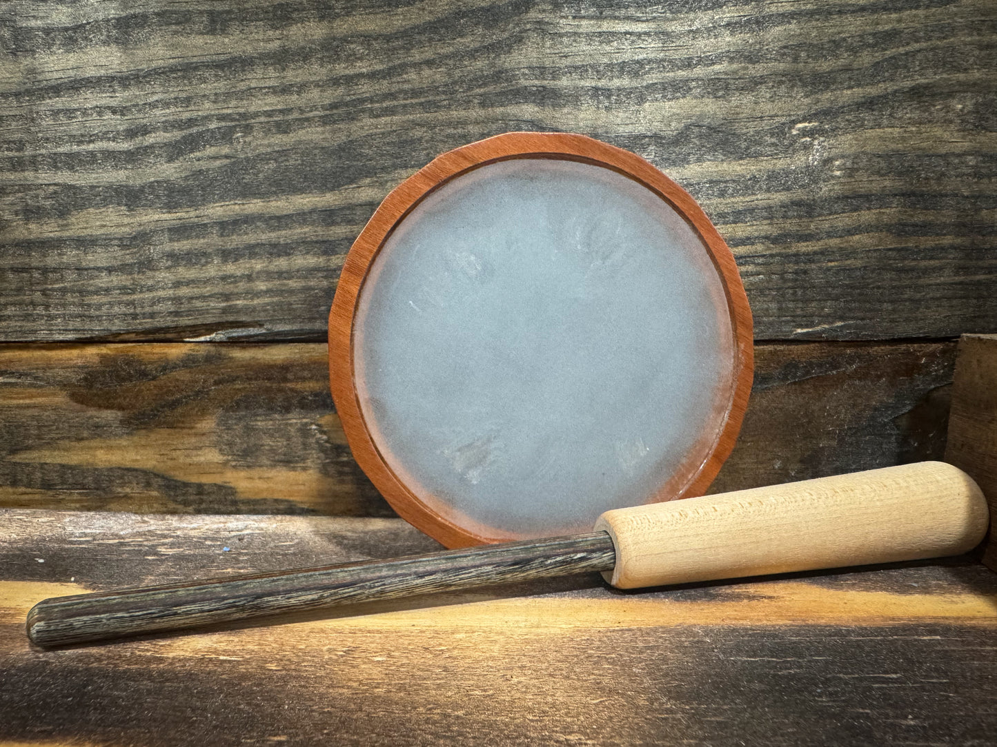 Double Sided Crystal Over Slate