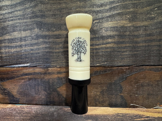 Ivory/Black Full Acrylic Keyhole