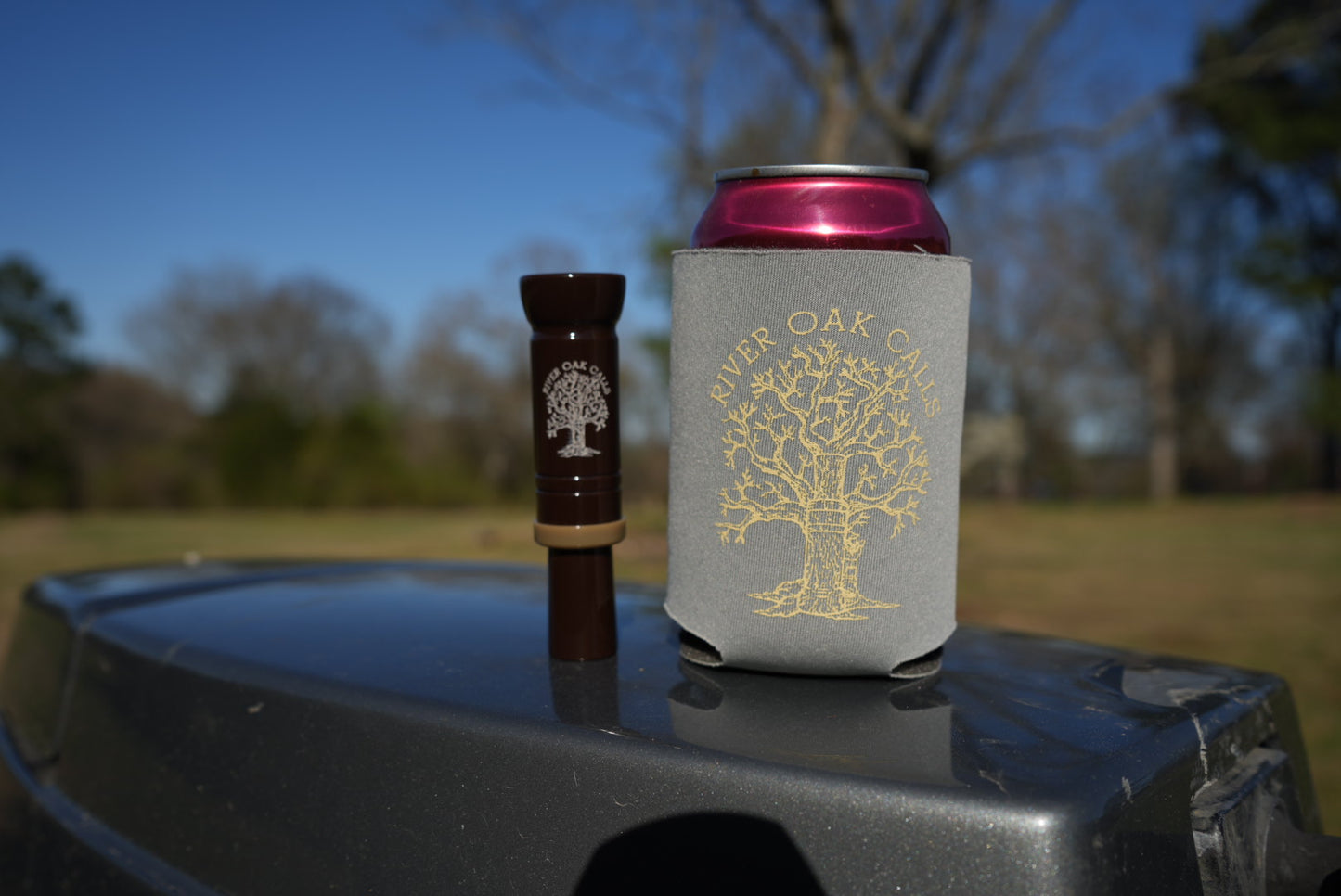 River Oak Koozie
