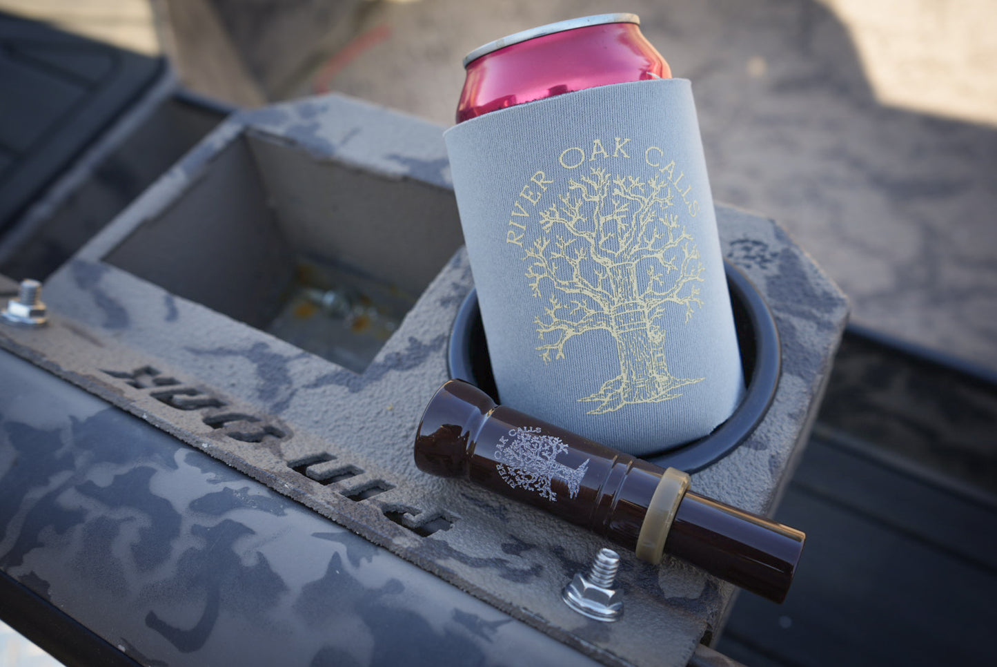 River Oak Koozie